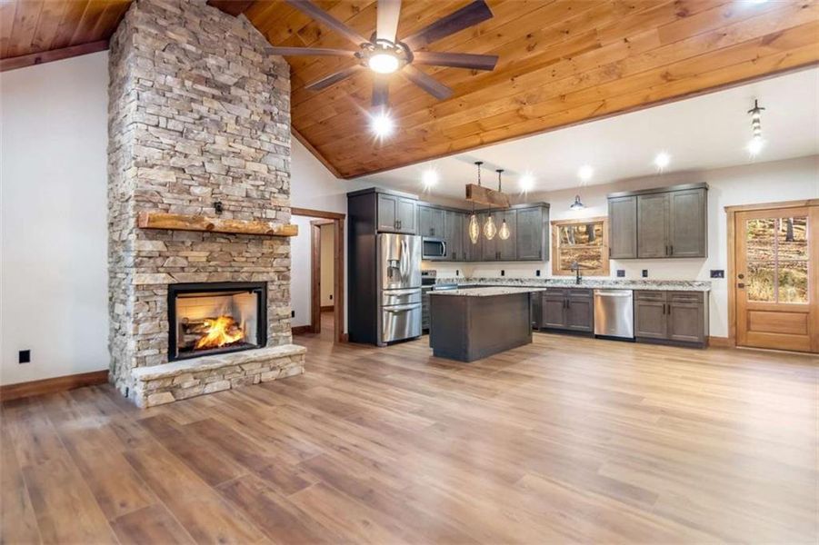 Furnished interior view inside a new home in , Ellijay (Image 3).