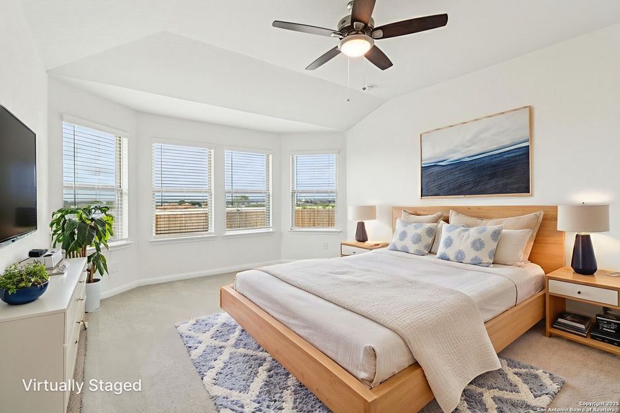 Furnished interior view inside a new home in Legendary Trails - Classic Series, Cibolo (Image 7).