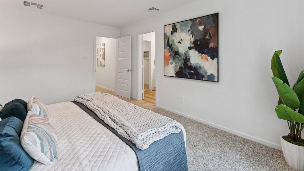 Furnished interior view inside a new home in Mansfield Estates, Houston (Image 7).