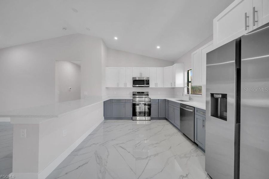 Furnished interior view inside a new home in , Lehigh Acres (Image 12).