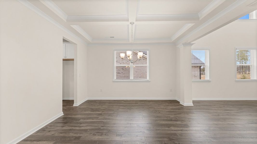 Spacious, unfurnished interior of a new home in The Gates at Pates Creek, Hampton (Image 22).