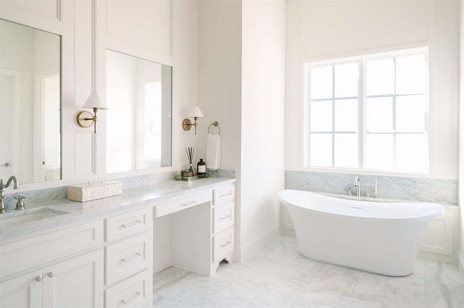 Furnished interior view inside a new home in , Aledo (Image 12).