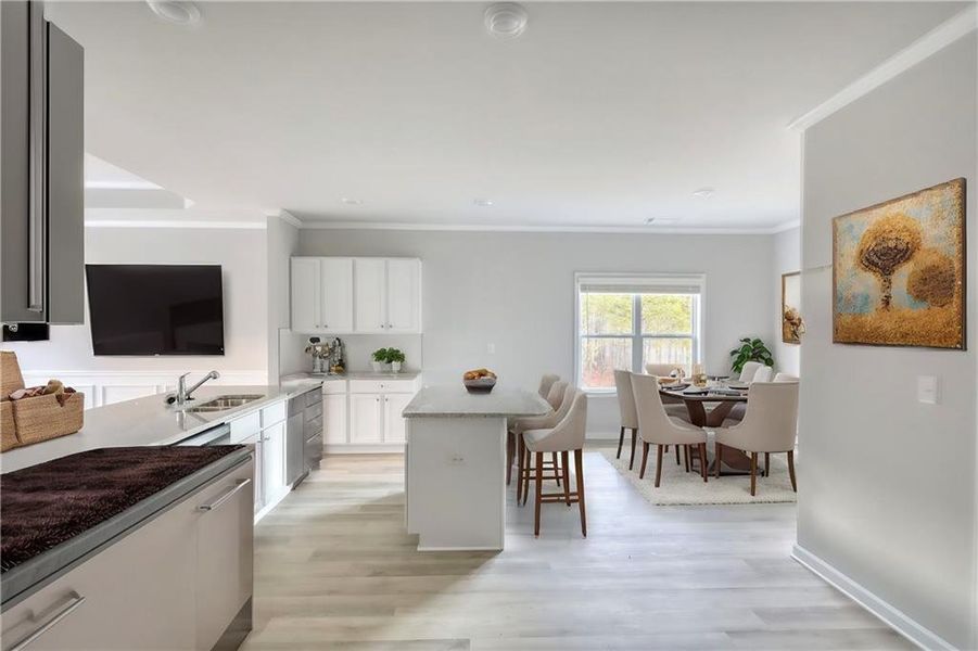 Furnished interior view inside a new home in , Social Circle (Image 3).