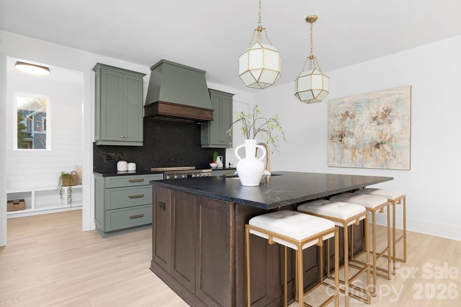 Furnished interior view inside a new home in , Charlotte (Image 6).