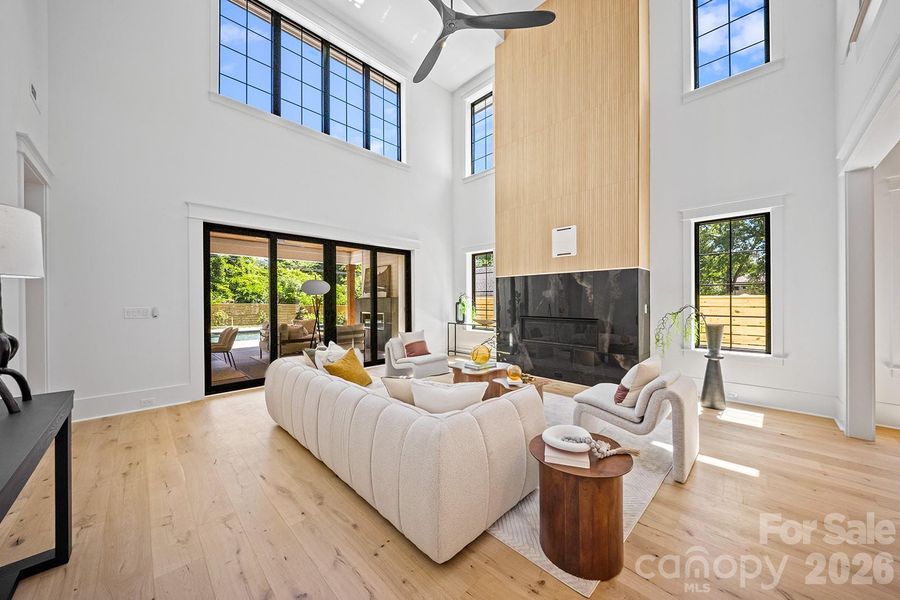 Furnished interior view inside a new home in , Charlotte (Image 15).