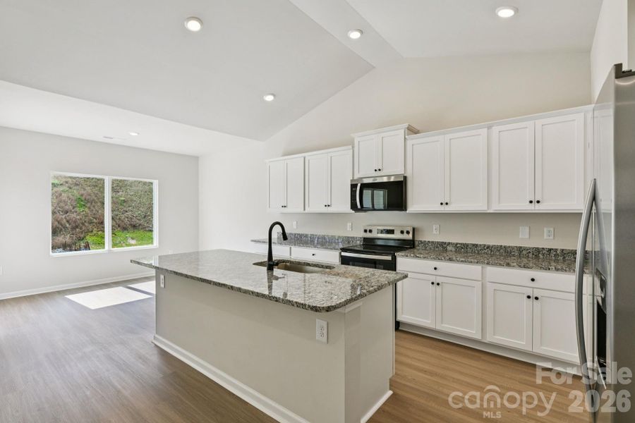 Furnished interior view inside a new home in Willow Estates, Shelby (Image 10).