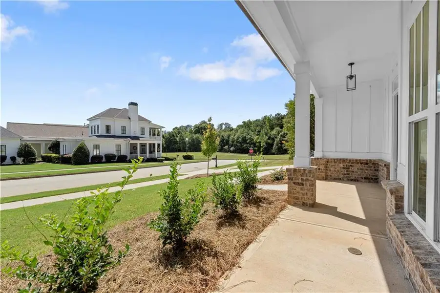 Exterior details and patio area of a home in , Covington (Image 4). Exterior details and patio area of a home in , Covington (Image 4).