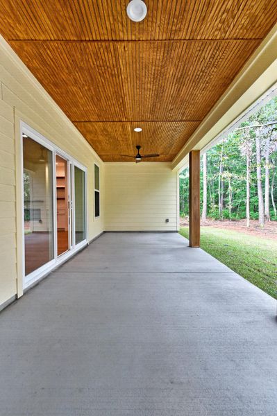 Exterior details and patio area of a home in , Johns Island (Image 26).