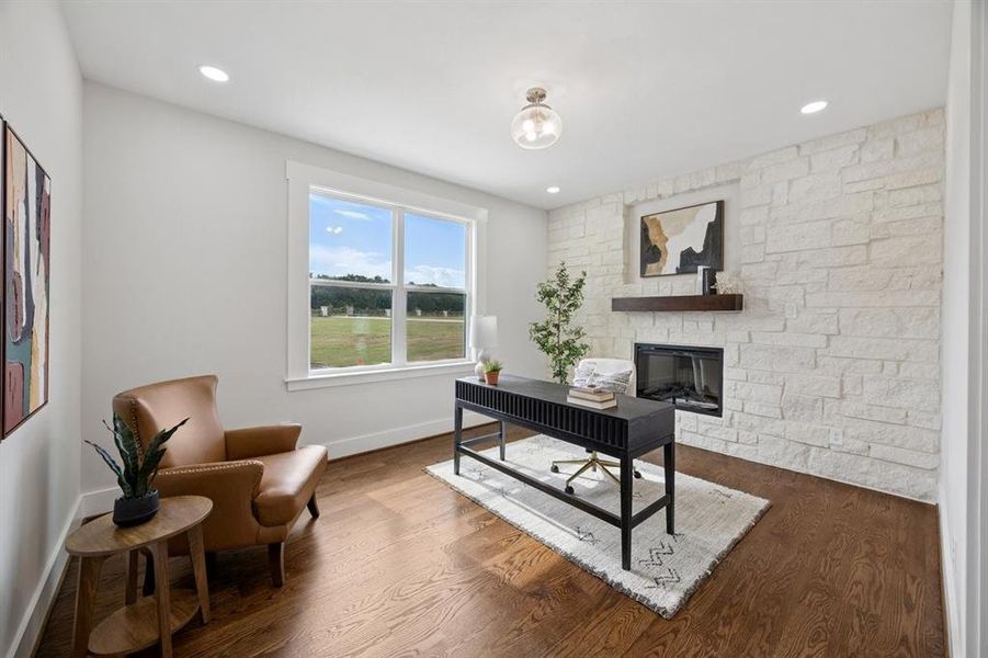 Furnished interior view inside a new home in , Wills Point (Image 17).