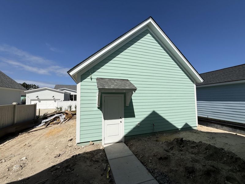 Exterior details and patio area of a home in , Summerville (Image 3). Exterior details and patio area of a home in , Summerville (Image 3).