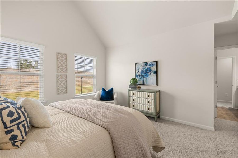 Furnished interior view inside a new home in Alcovy Village, Lawrenceville (Image 73).