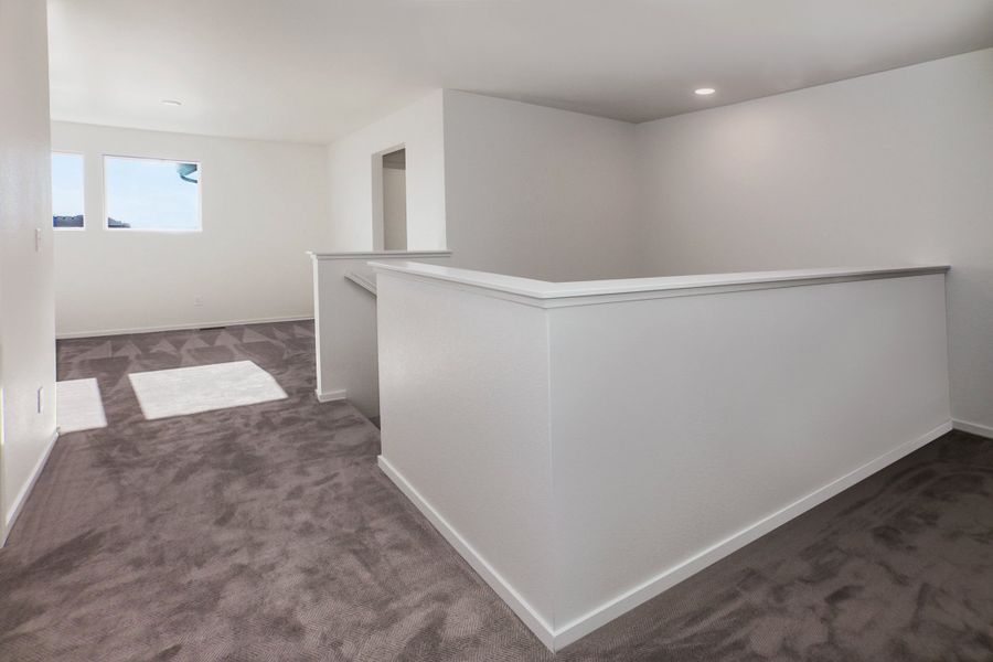 Spacious, unfurnished interior of a new home in Trailside, Timnath (Image 26).