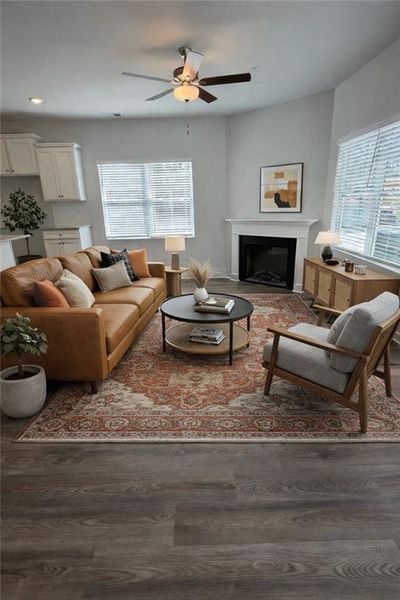 Furnished interior view inside a new home in Chastain Heights, Woodstock (Image 40).