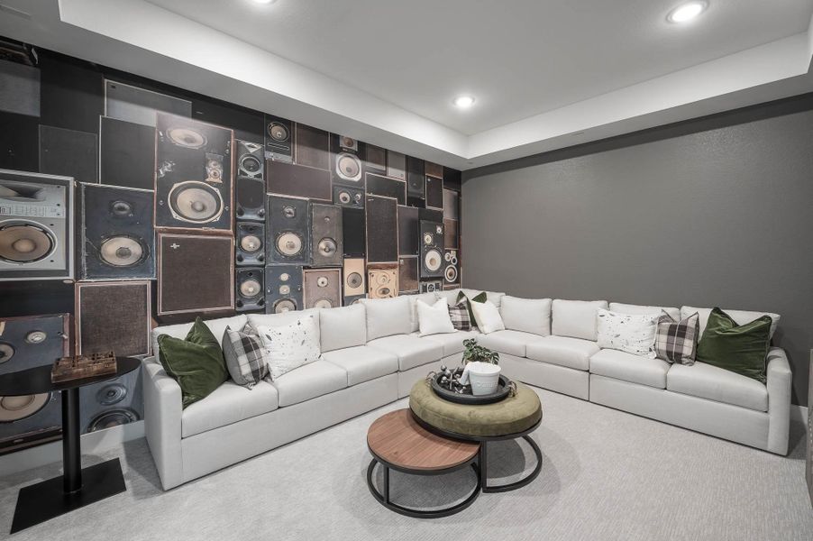 Furnished interior view inside a new home in Bridgeland, Cypress (Image 17).