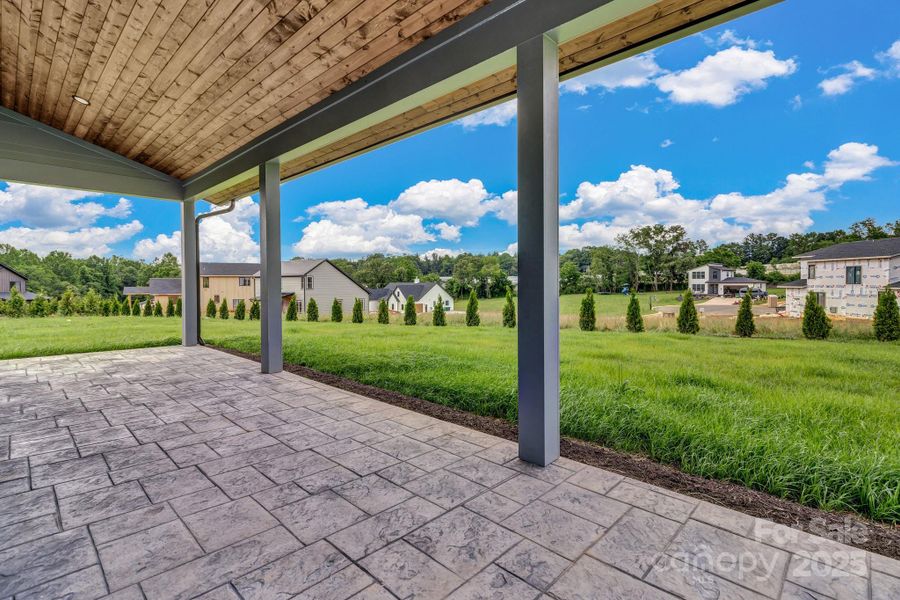 Exterior details and patio area of a home in , Asheville (Image 28). Exterior details and patio area of a home in , Asheville (Image 28).