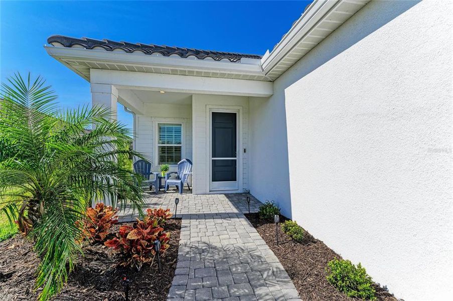 Exterior details and patio area of a home in , Sarasota (Image 4). Exterior details and patio area of a home in , Sarasota (Image 4).