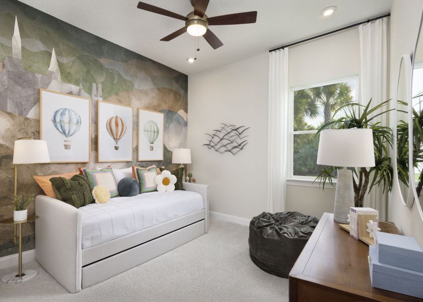 Representative furnished interior of a home built from the Curacao by Mattamy Homes in RiverTown, St. Johns (Image 16).
