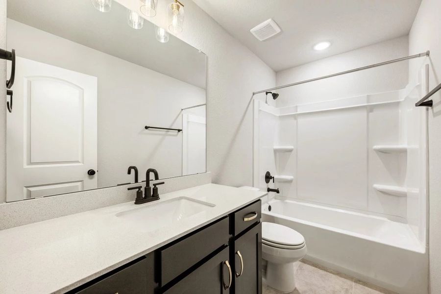 Furnished interior view inside a new home in Patterson Ranch, Georgetown (Image 16).