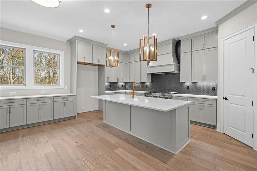 Furnished interior view inside a new home in Laurel View, Suwanee (Image 8). Furnished interior view inside a new home in Laurel View, Suwanee (Image 8).