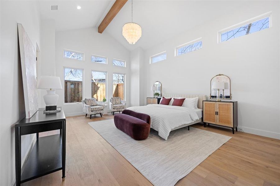 Furnished interior view inside a new home in , Dallas (Image 32).