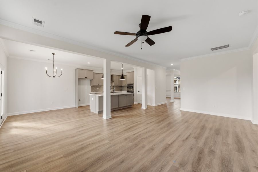 Spacious, unfurnished interior of a new home in Bens Crossing, Woodruff (Image 33).