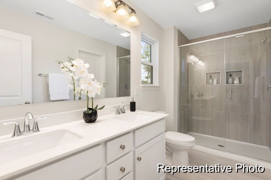 Furnished interior view inside a new home in Homecoming, Ravenel (Image 3).