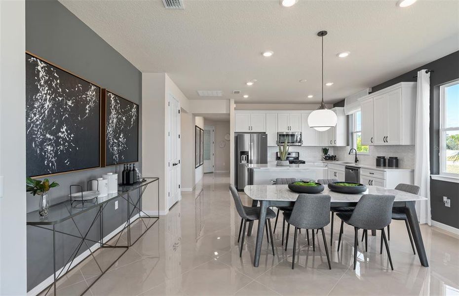 Furnished interior view inside a new home in Del Webb at Viera, Melbourne (Image 25).