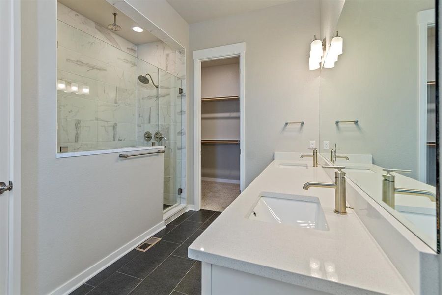 Representative furnished interior of a home built from the The Camilla by David Weekley Homes in Baseline Parkside West – Single-Family Homes, Broomfield (Image 3).