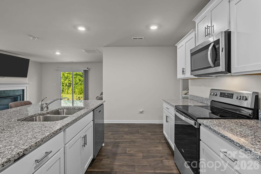 Furnished interior view inside a new home in Mills at Long Creek, Dallas (Image 7).