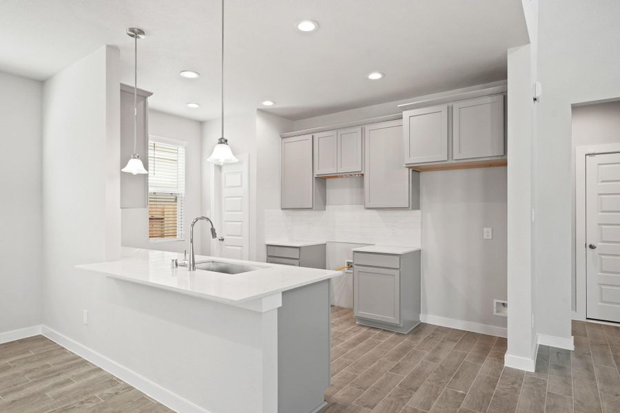 Furnished interior view inside a new home in Grand Oaks Village, Houston (Image 9). Furnished interior view inside a new home in Grand Oaks Village, Houston (Image 9).