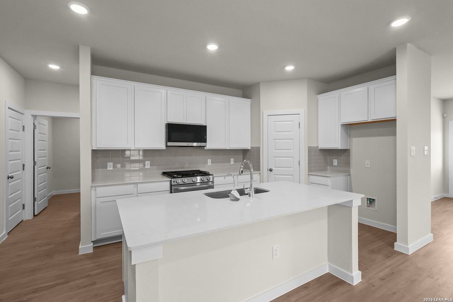 Furnished interior view inside a new home in Garden Grove, San Antonio (Image 11). Furnished interior view inside a new home in Garden Grove, San Antonio (Image 11).