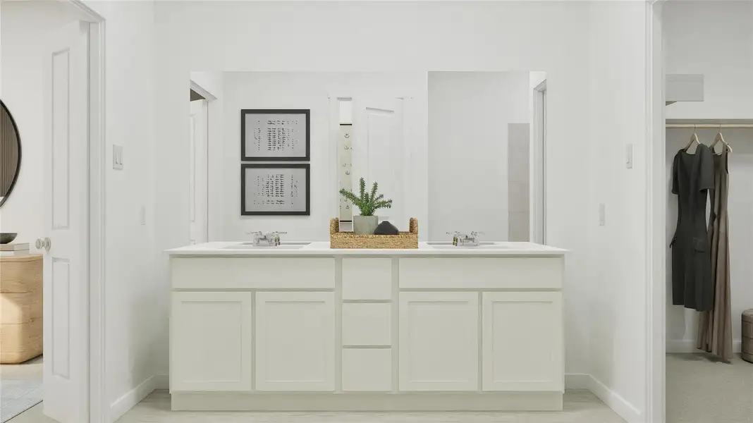 Furnished interior view inside a new home in Clayton Ranch: Classic Collection, Copperas Cove (Image 15). Furnished interior view inside a new home in Clayton Ranch: Classic Collection, Copperas Cove (Image 15).