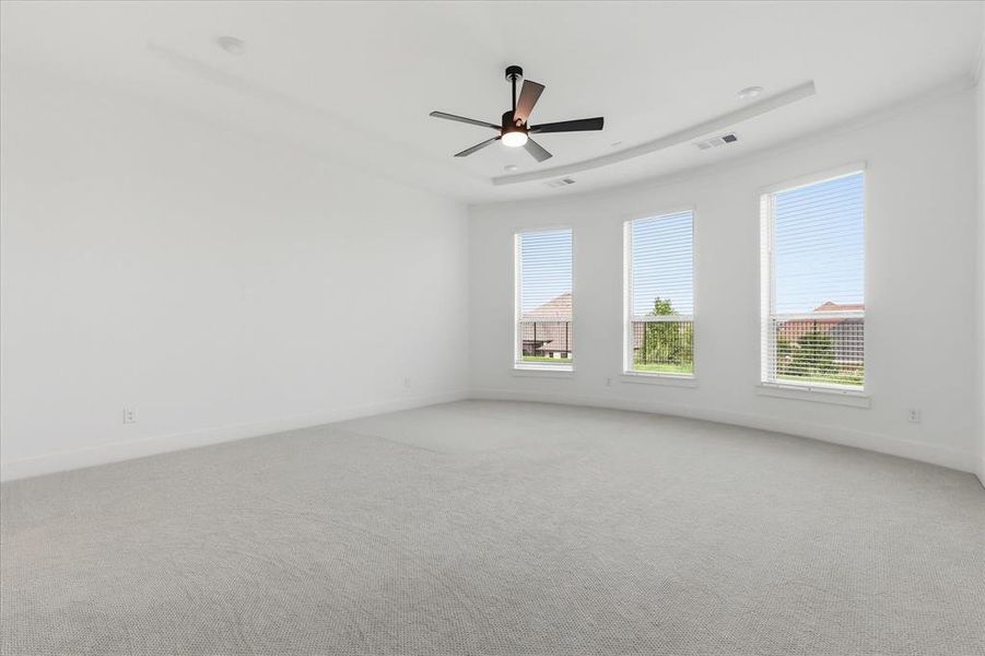 Spacious, unfurnished interior of a new home in Cambridge Estates - Harwood, Prosper (Image 23). Spacious, unfurnished interior of a new home in Cambridge Estates - Harwood, Prosper (Image 23).