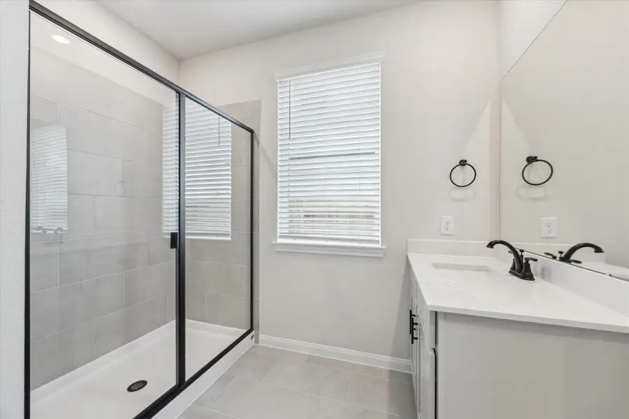 Furnished interior view inside a new home in Elyson, Katy (Image 10).