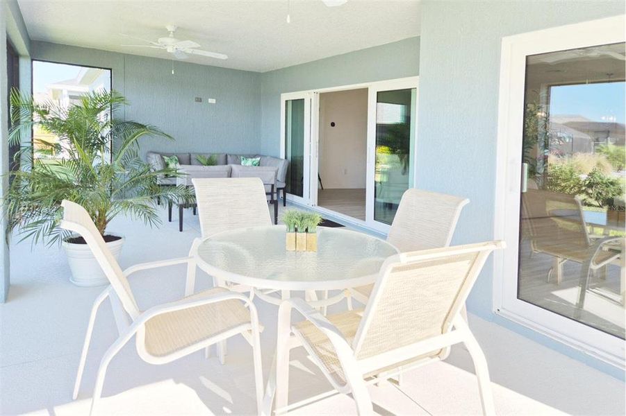 Exterior details and patio area of a home in , The Villages (Image 4).