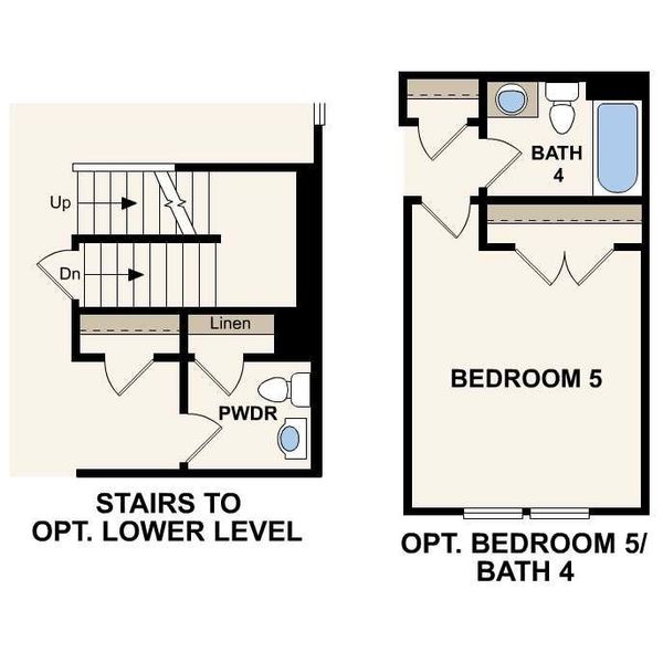 2D floor plan layout of this home in Union Heights, Flowery Branch, GA (Image 2).