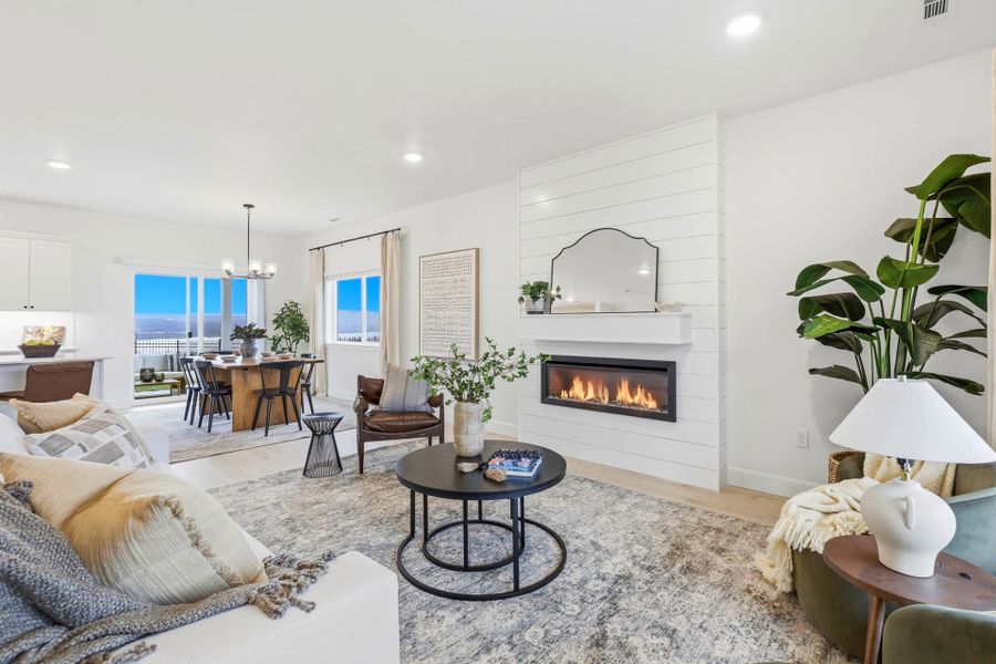Furnished interior view inside a new home in Upland Meadows, Hermiston (Image 10).