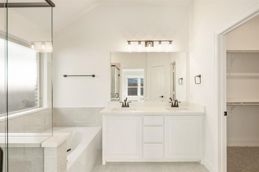 Furnished interior view inside a new home in Georgetown at Kings Fort, Kaufman (Image 14).