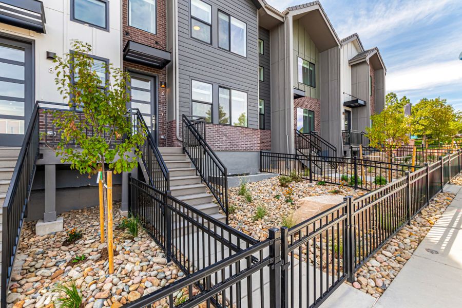 Representative exterior photo of a completed home built from the Danielle by Lokal Homes in Ascent at Inverness, Englewood, CO (Image 2).