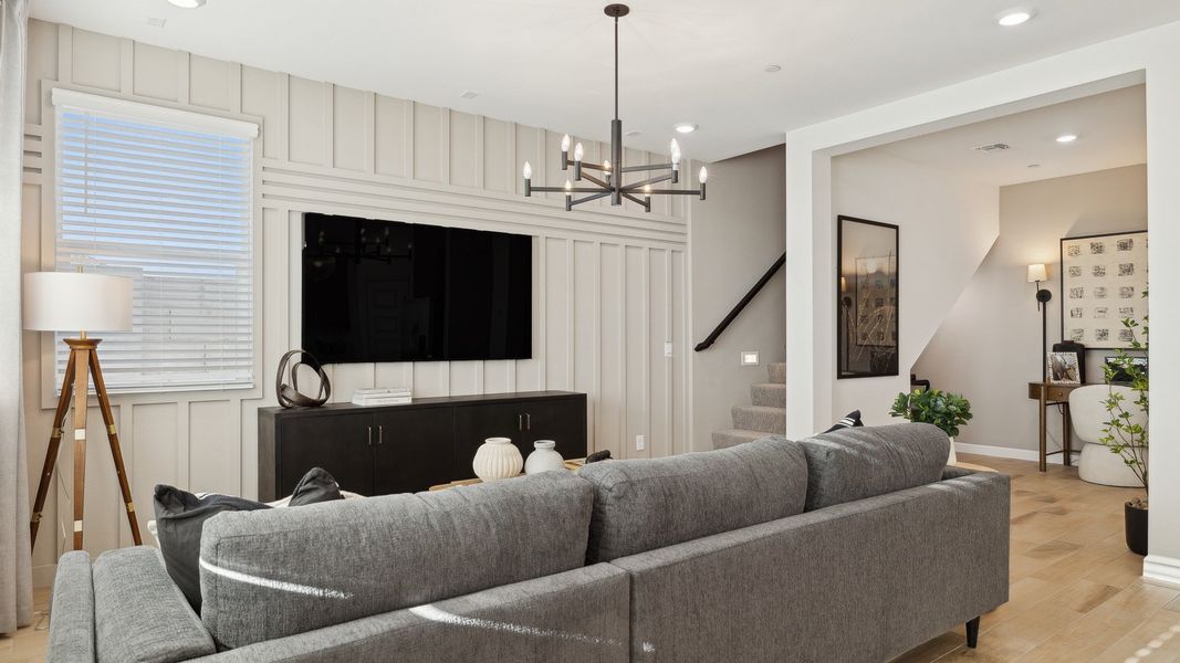 Furnished interior view inside a new home in The Buttes at Mystic, Peoria (Image 8).