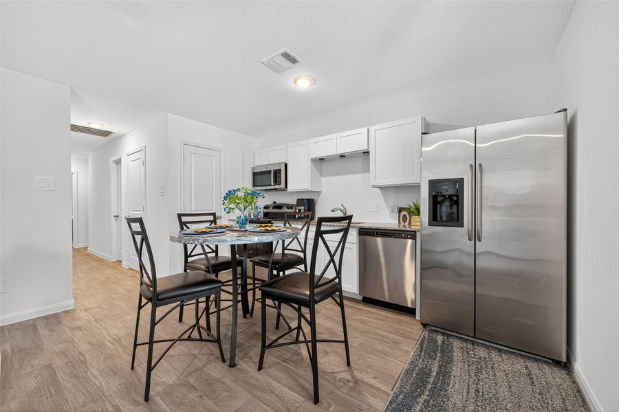 Furnished interior view inside a new home in , Conroe (Image 3). Furnished interior view inside a new home in , Conroe (Image 3).