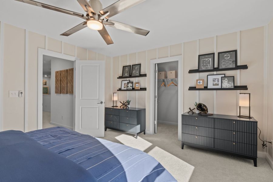 Furnished interior in a model home at Terrapin in Leland (Image 44).
