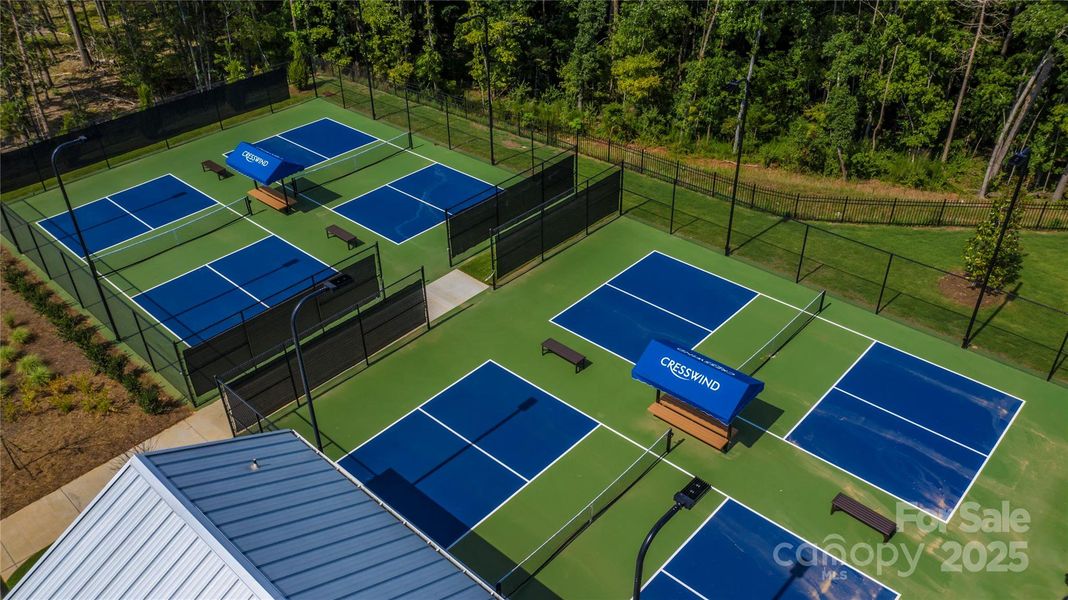 Pickleball & Tennis Courts.