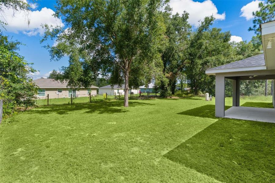 Exterior details and patio area of a home in , Ocklawaha (Image 21).