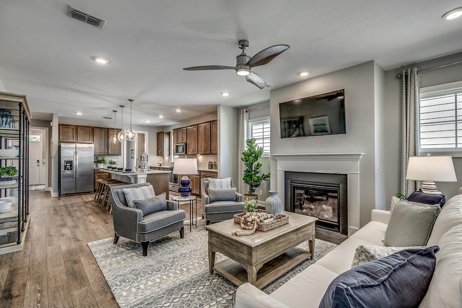 Furnished interior view inside a new home in The Groves of Berkeley, Moncks Corner (Image 10).