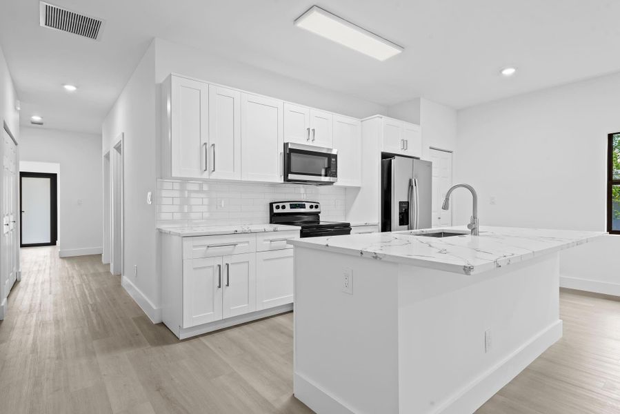 Furnished interior view inside a new home in , Fort Lauderdale (Image 8).