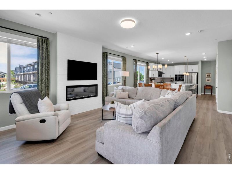 Furnished interior view inside a new home in , Longmont (Image 25).
