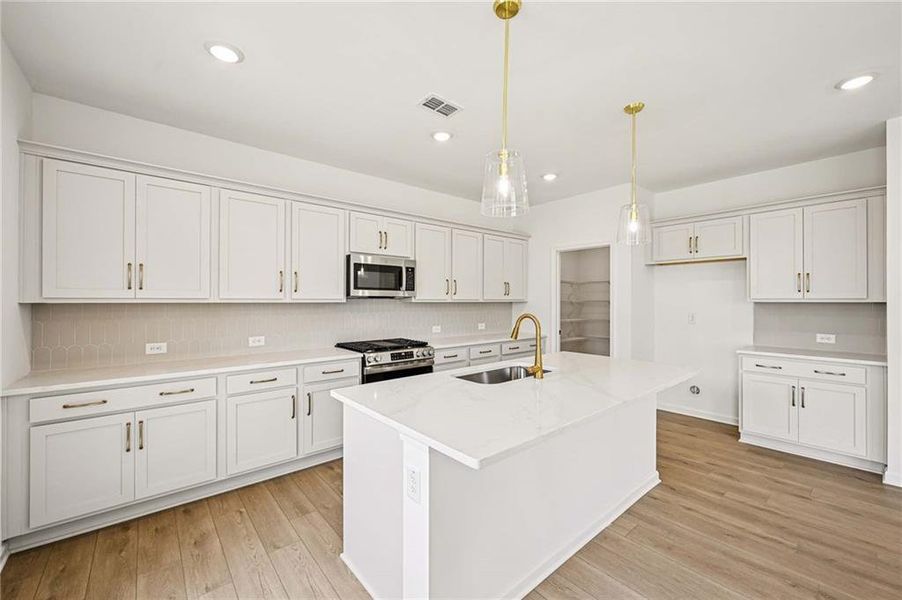 Furnished interior view inside a new home in Langston Reserve, Cartersville (Image 4).