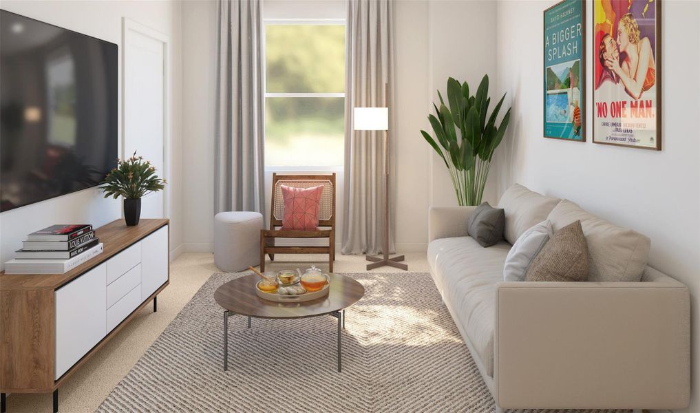 ESP Living Room (*Artist rendering used for illustration purposes only.) ESP Living Room (*Artist rendering used for illustration purposes only.)