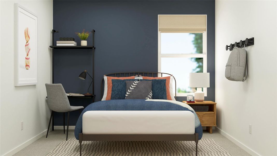 Furnished interior view inside a new home in Meadowlark Preserve, Pflugerville (Image 5).